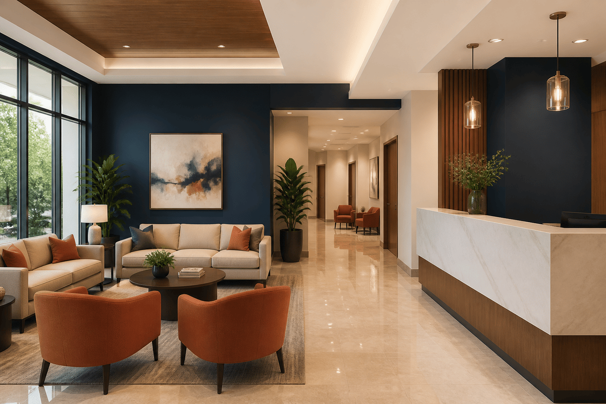 Premier Surgical of North Texas office lobby